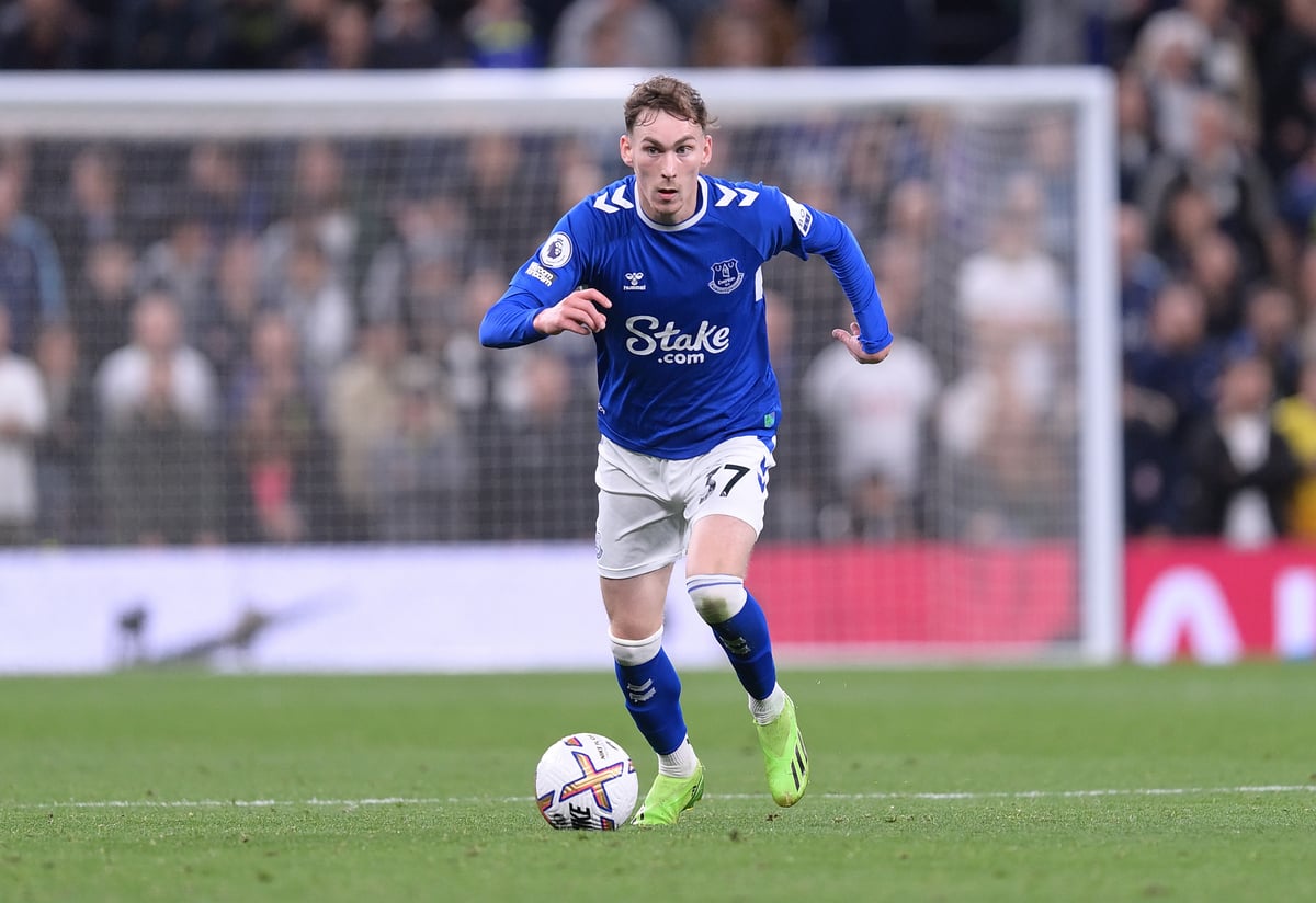 Everton gem James Garner makes Manchester United transfer admission