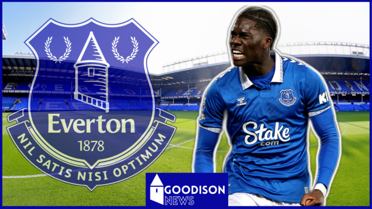 Everton midfielder Amadou Onana