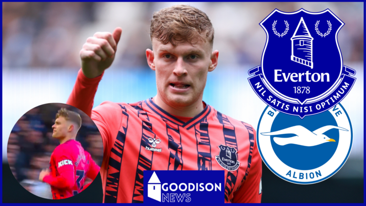 Everton defender Jarrad Branthwaite