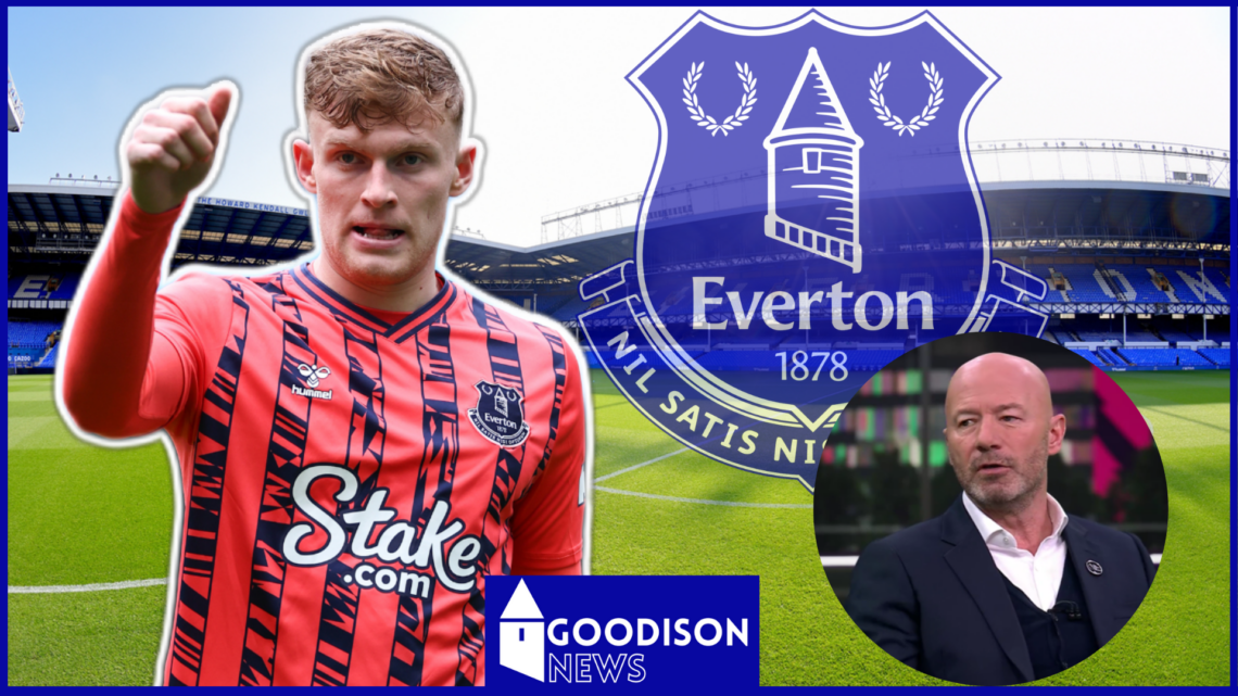 Everton defender Jarrad Branthwaite