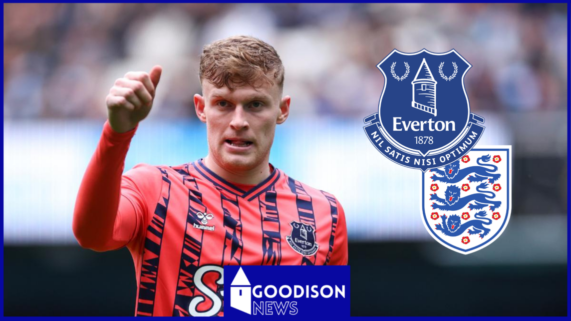 Everton star Jarrad Branthwaite could be handed an England call-up.