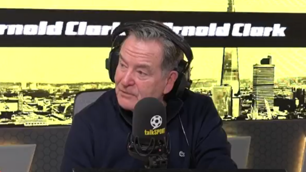 Jeff Stelling speaking about Everton live on talkSPORT.