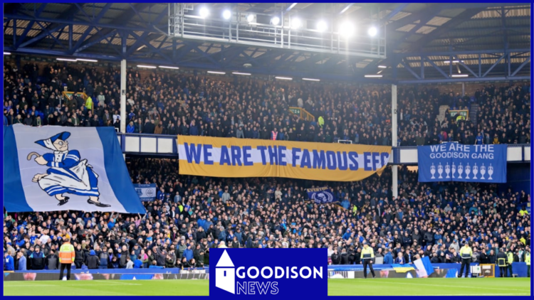 Goodison Park, home of Everton.