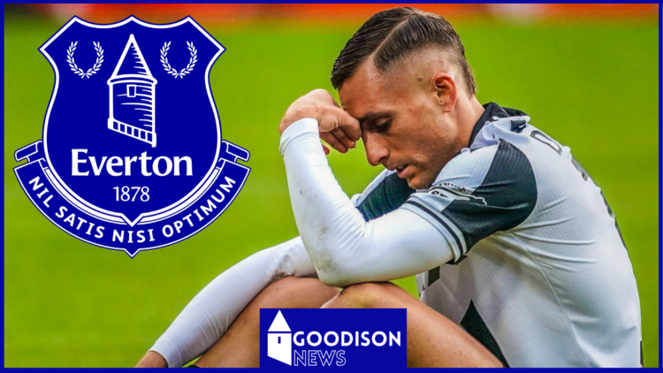 Gerard Deulofeu and an Everton logo