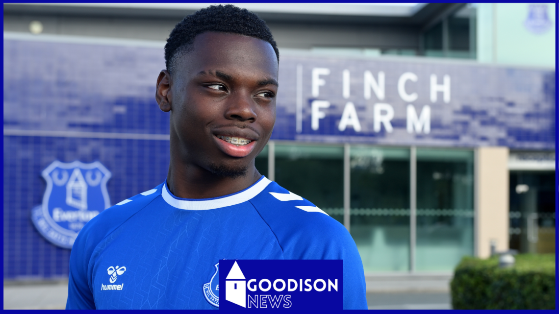 Everton youngster Coby Ebere