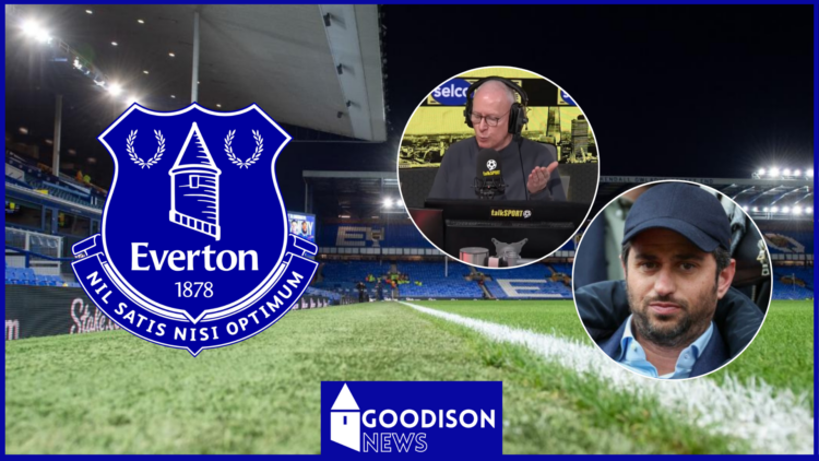 Jim White Josh Wander Everton Goodison Park