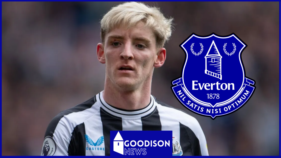 Anthony Gordon Newcastle Everton badge