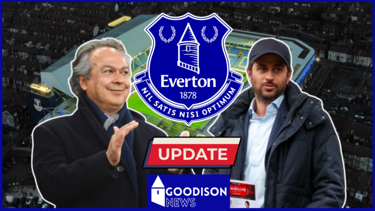 Farhad Moshiri Josh Wander Everton Goodison Park