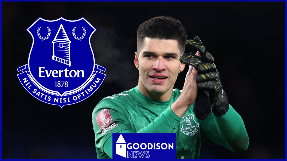 Everton goalkeeper Joao Virginia