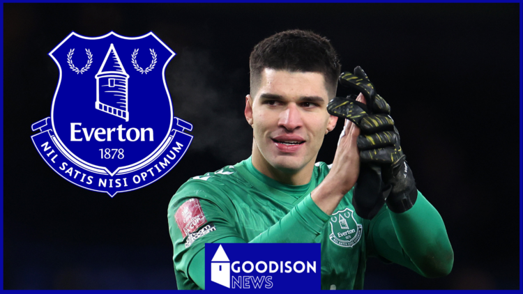Everton goalkeeper Joao Virginia