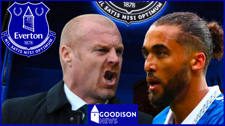 Sean Dyche and Dominic Calvert-Lewin