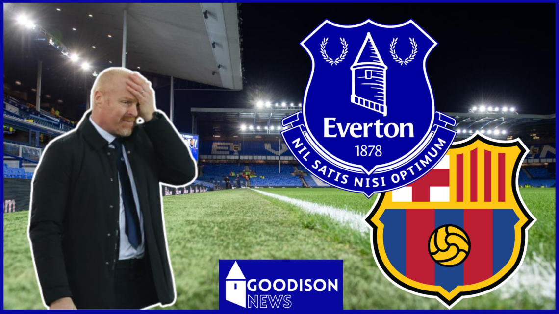 Everton and Barcelona at Goodison Park