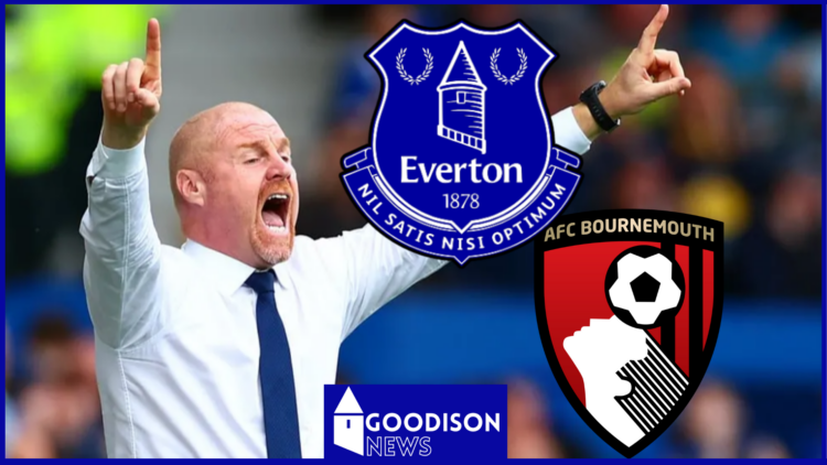 Sean Dyche Everton Bournemouth logos