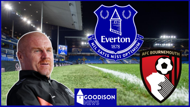 Sean Dyche in Everton v Bournemouth