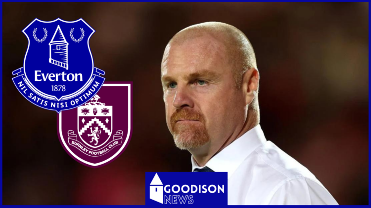 Sean Dyche, Everton and Burnley badges