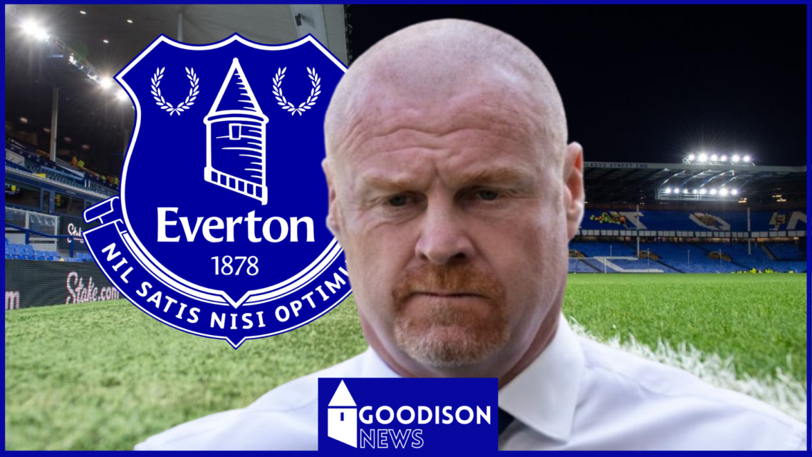 Sean Dyche Goodison Park Everton badge