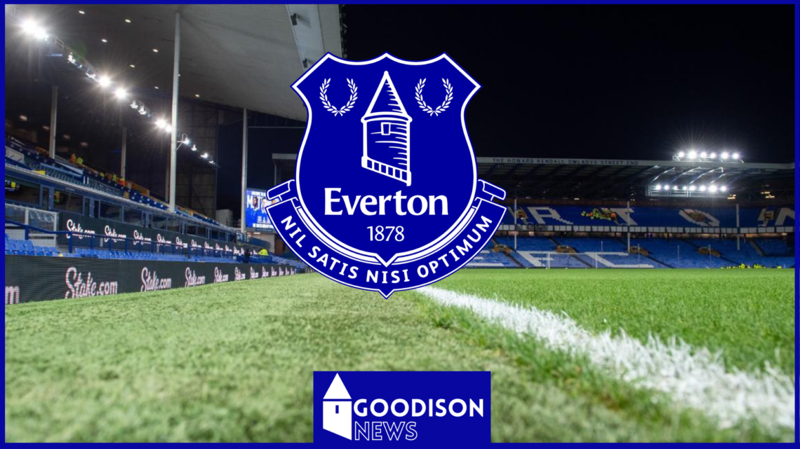 Everton logo at Goodison Park