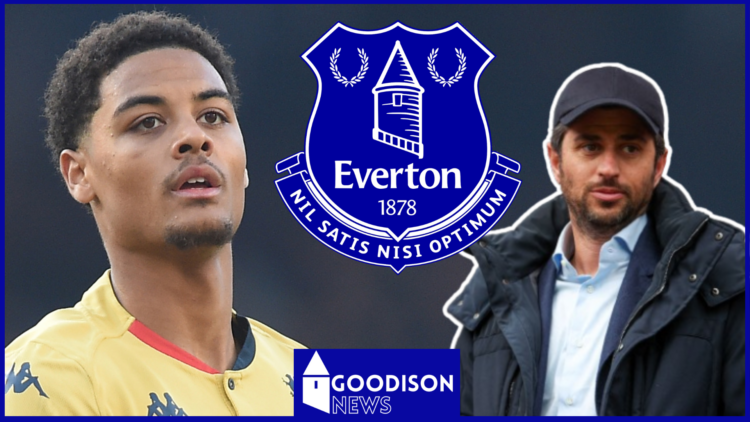 Koni De Winter, Josh Wander, Everton badge
