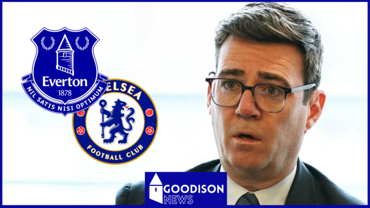 Andy Burnham Chelsea Everton