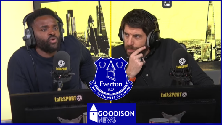 Darren Bent and Andy Goldstein on Everton