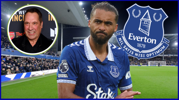 Dominic Calvert-Lewin, David Seaman, Everton crest