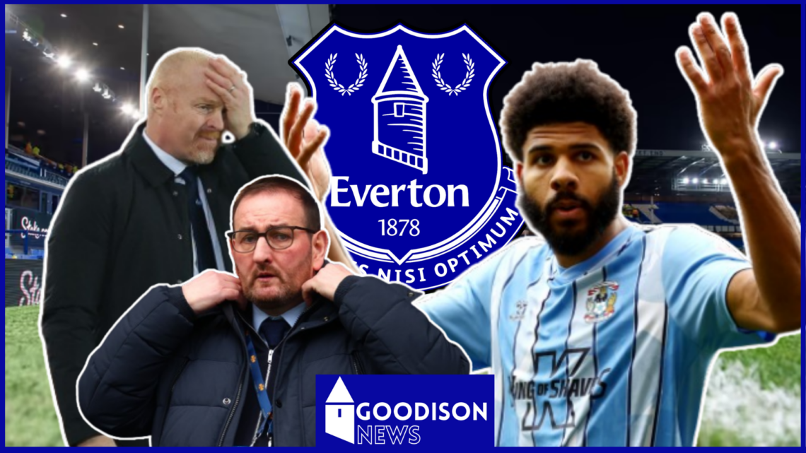 Everton Ellis Simms Sean Dyche Kevin Thelwell