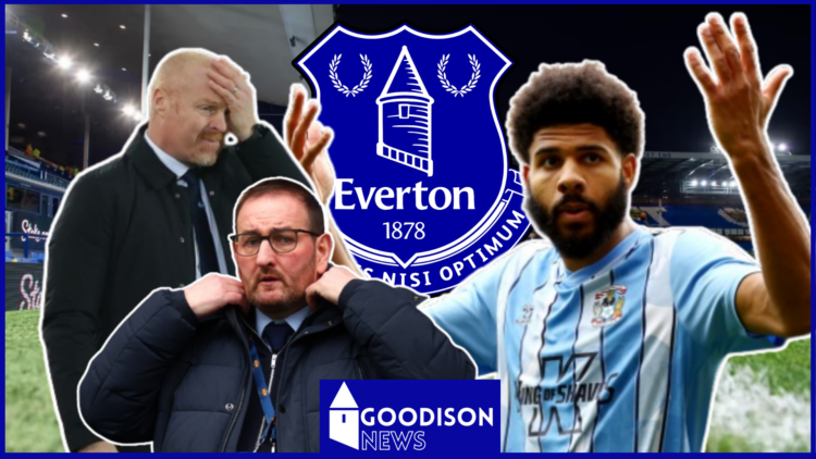 Everton Ellis Simms Sean Dyche Kevin Thelwell