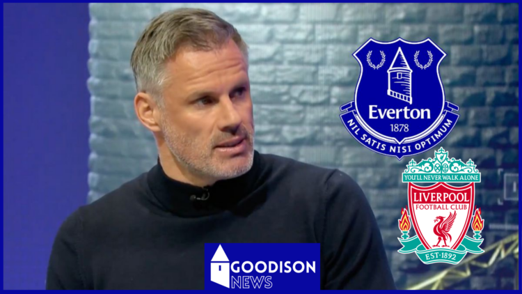 Everton, Liverpool crests, Jamie Carragher