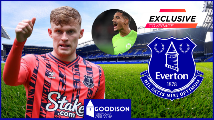 Goodison Park, Everton, Jarrad Branthwaite, Maxence Lacroix, Exclusive