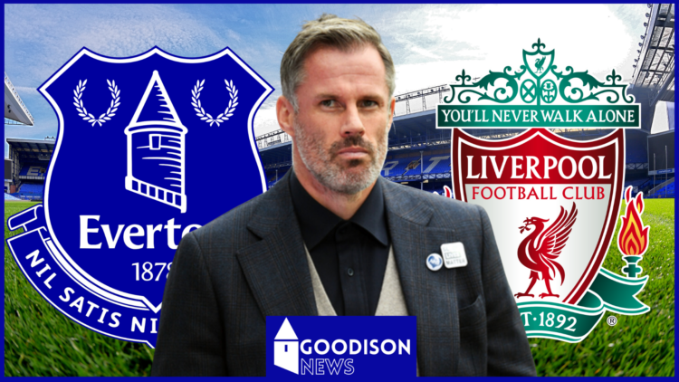 Everton, Liverpool crests, Jamie Carragher