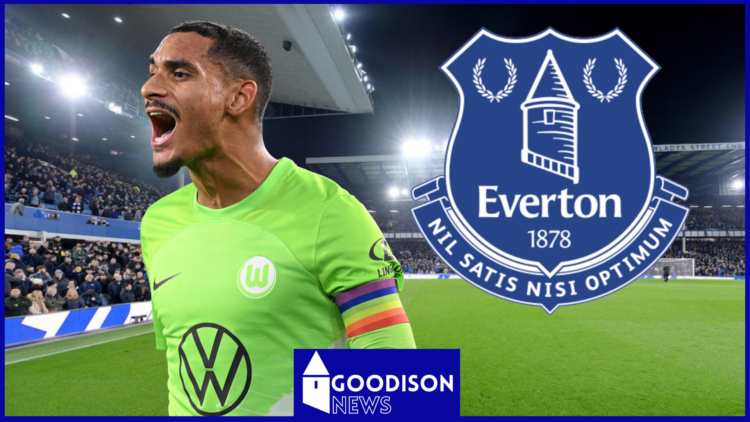 Everton logo, Maxence Lacroix