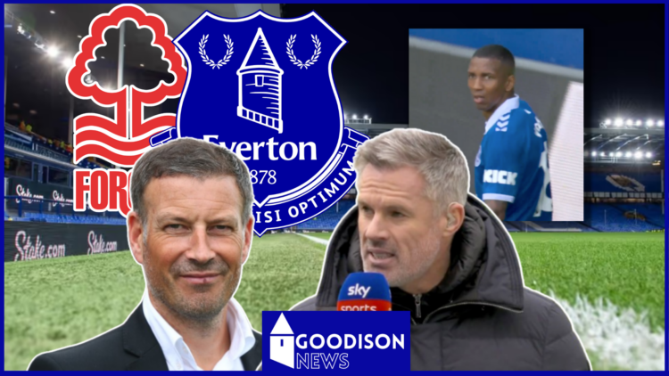 Everton Nottingham Forest Mark Clattenberg Jamie Carragher Ashley Young