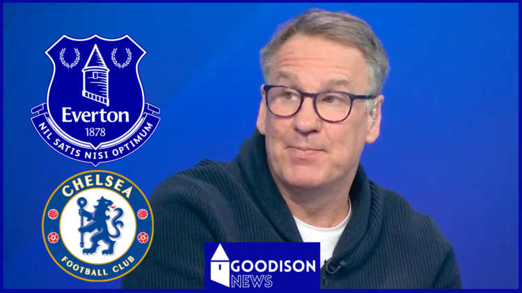 Paul Merson, Everton and Chelsea logo