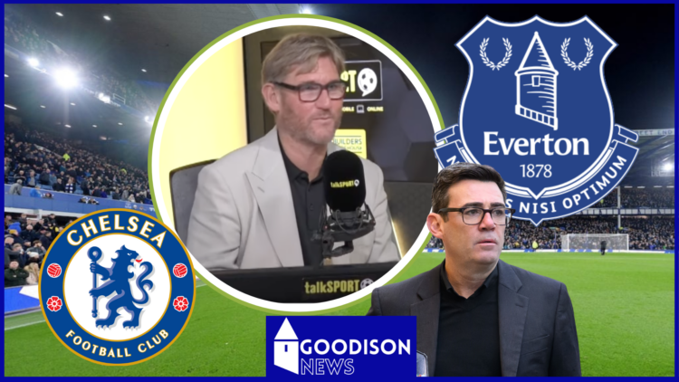 Simon Jordan, Andy Burnham, Everton, Chelsea crests