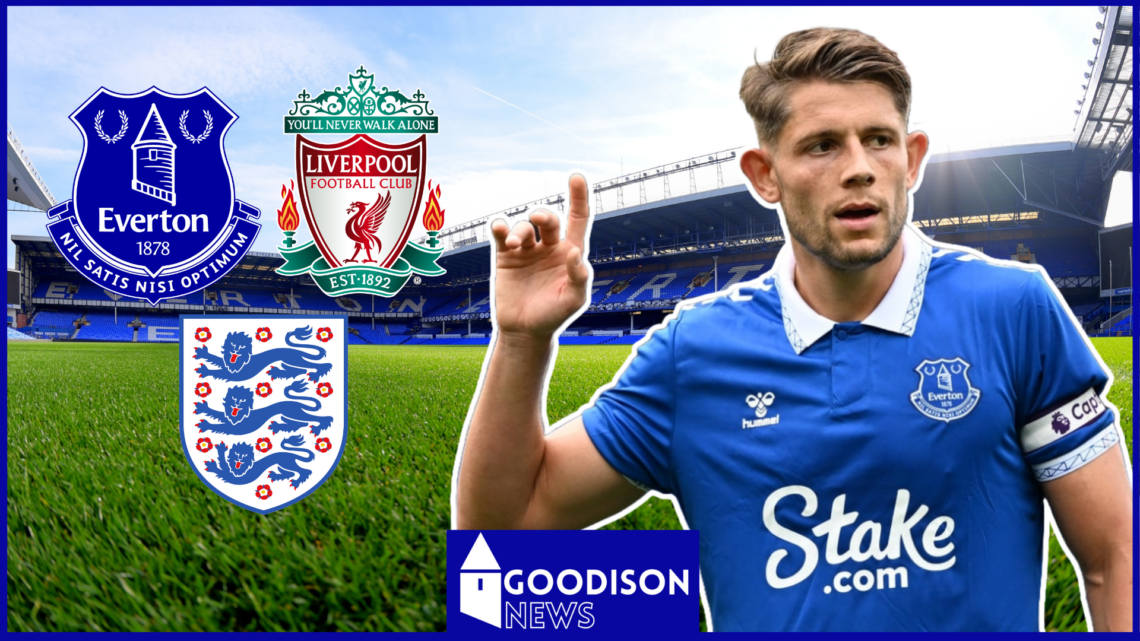 James Tarkowski Goodison Park Everton Liverpool England