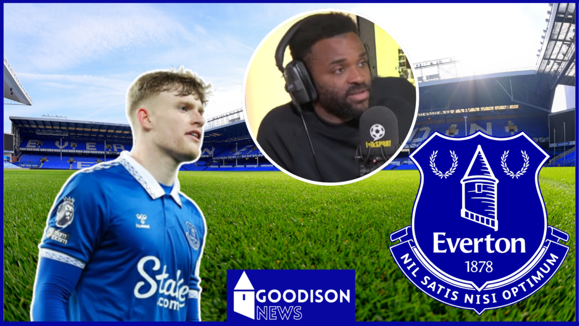 Jarrad Branthwaite, Darren Bent, Everton badge, Goodison Park
