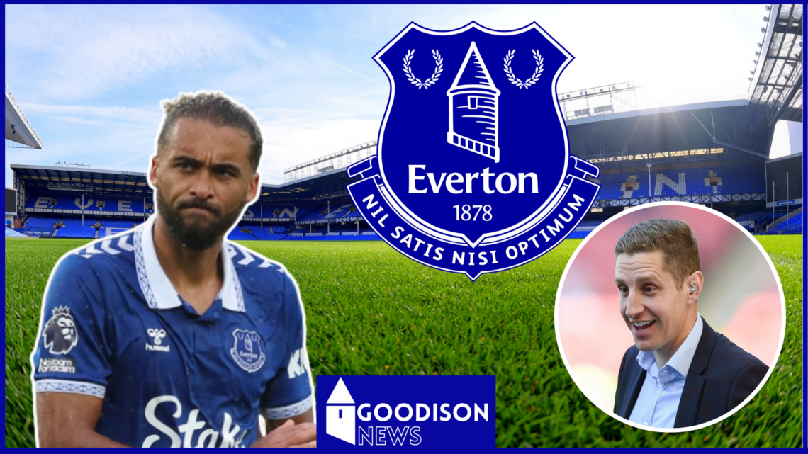 Michael Dawson and Dominic Calvert-Lewin in Everton v Burnley