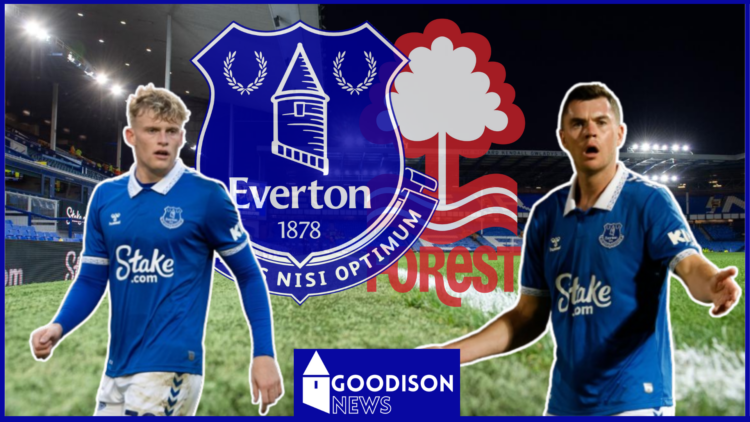Michael Keane in Everton v Nottingham Forest