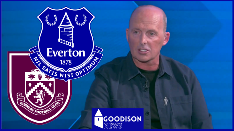 Mike Dean on Everton v Burnley