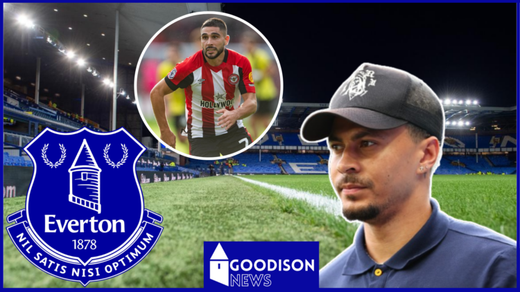 Neal Maupay and Dele Alli at Everton
