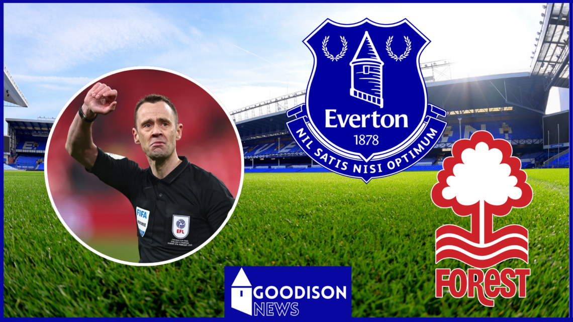Stuart Attwell was on VAR for Everton v Nottingham Forest