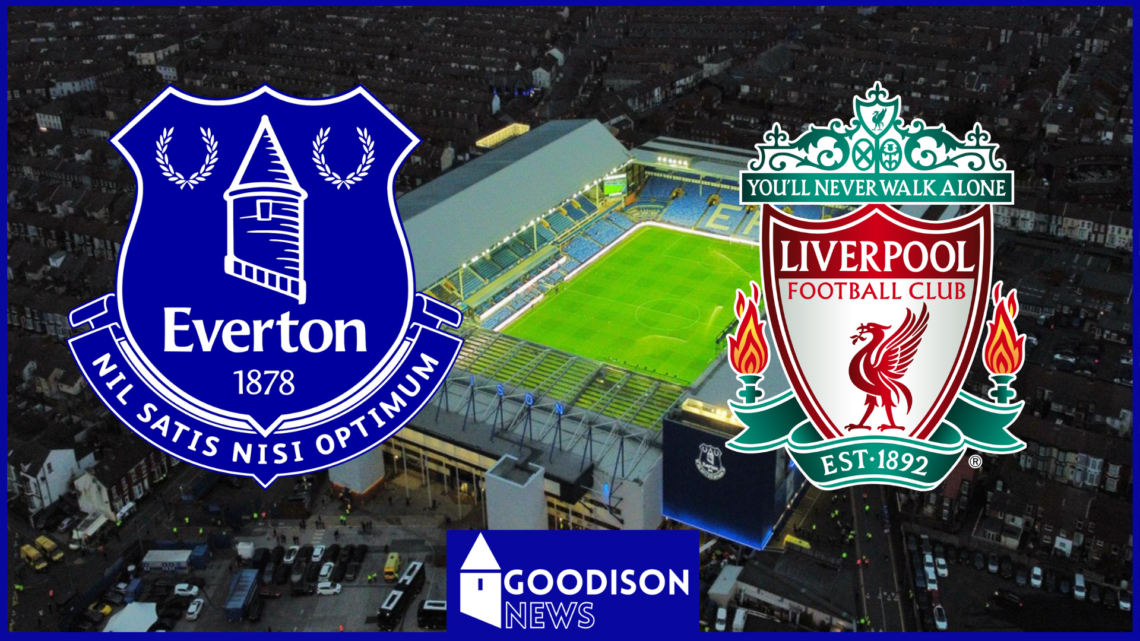 Everton and Liverpool badges, Goodison Park
