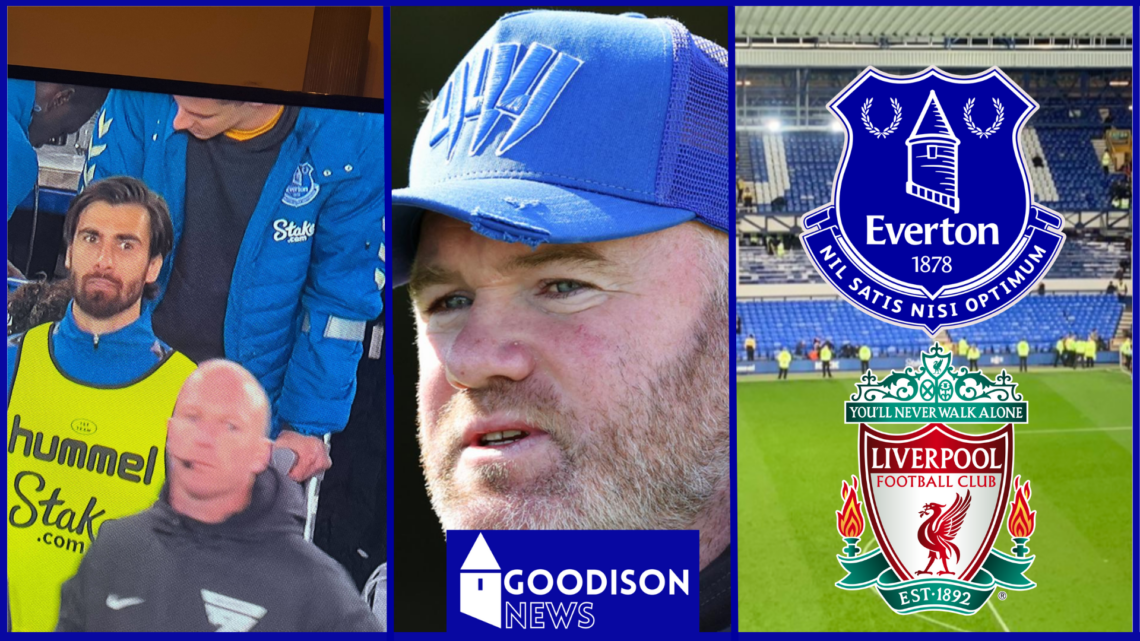 Wayne Rooney, Everton badge, Liverpool badge