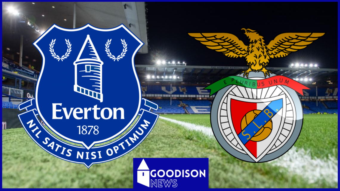 Everton badge, Benfica badge, Florentino Luis