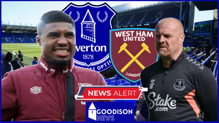 Everton West Ham Ben Johnson Sean Dyche news alert