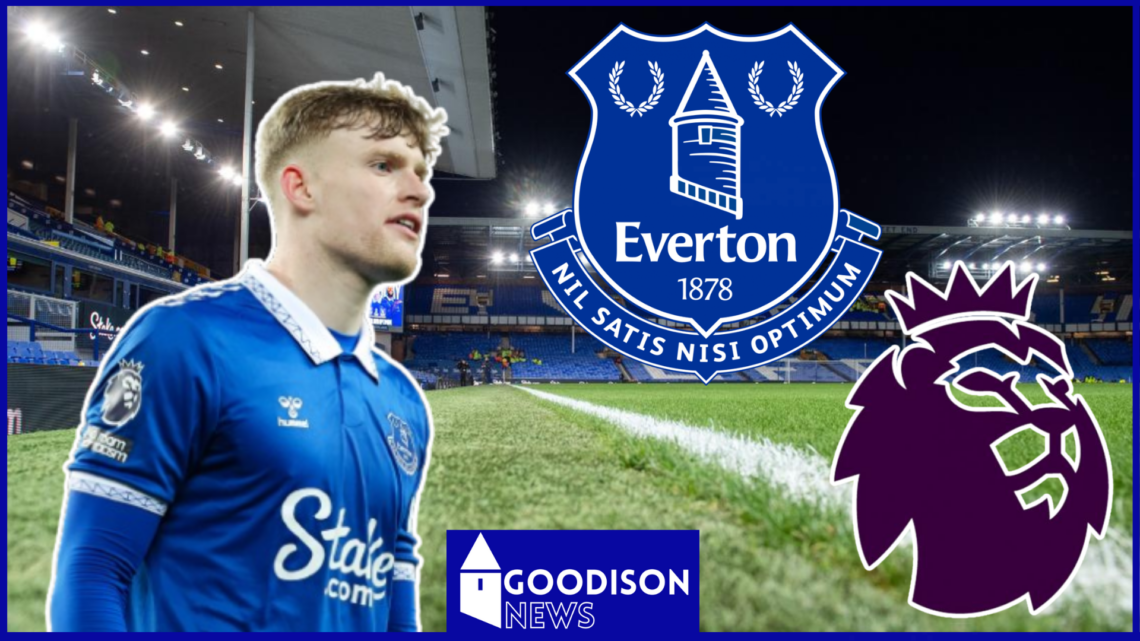 Jarrad Branthwaite, Everton badge, Premier League badge