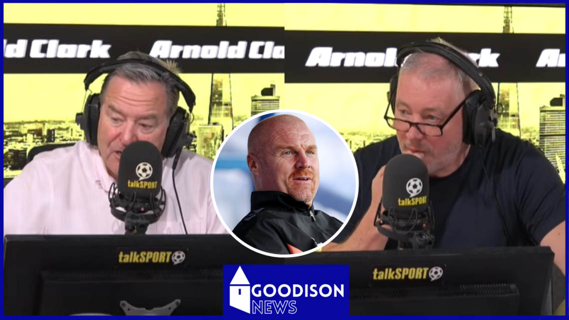 Jeff Stelling, Ally McCoist, Sean Dyche, Everton
