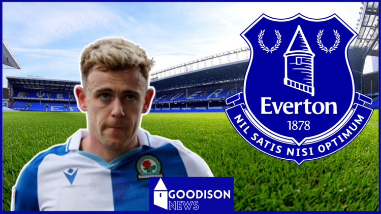 Sammie Szmodics, Everton badge, Goodison Park