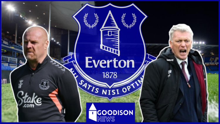 Sean Dyche. David Moyes, Everton badge