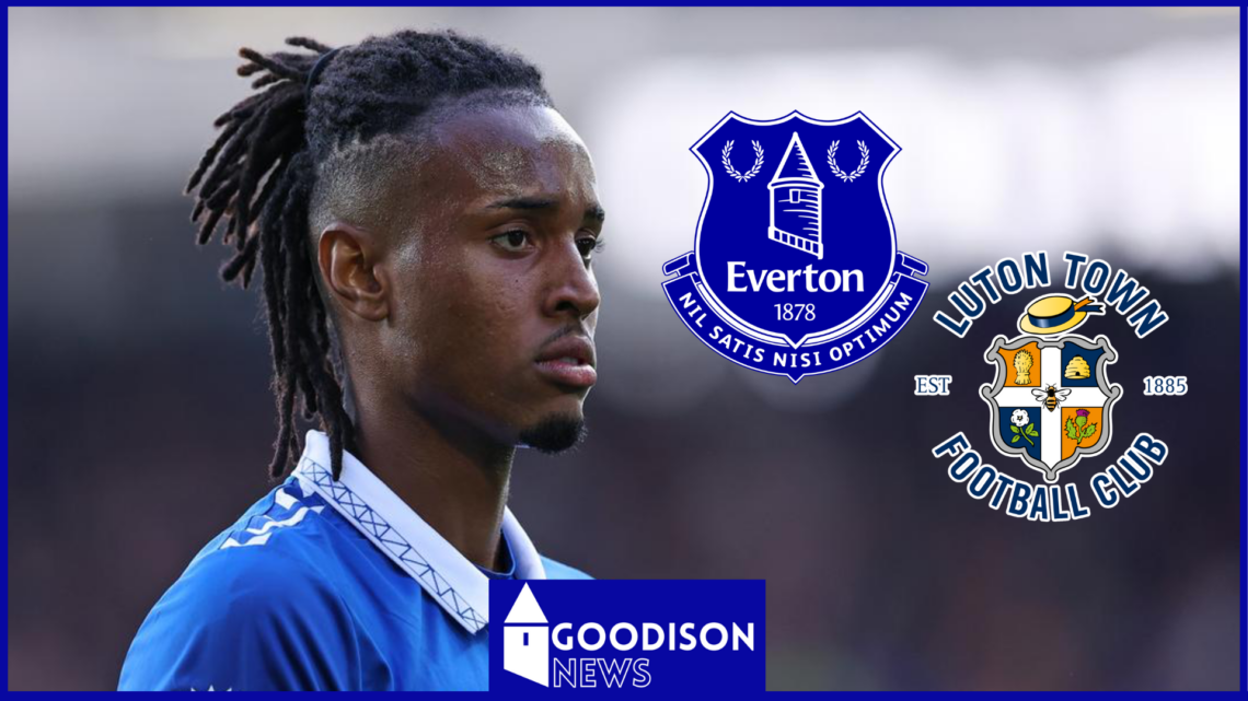 Youseff Chermiti Everton Luton Town